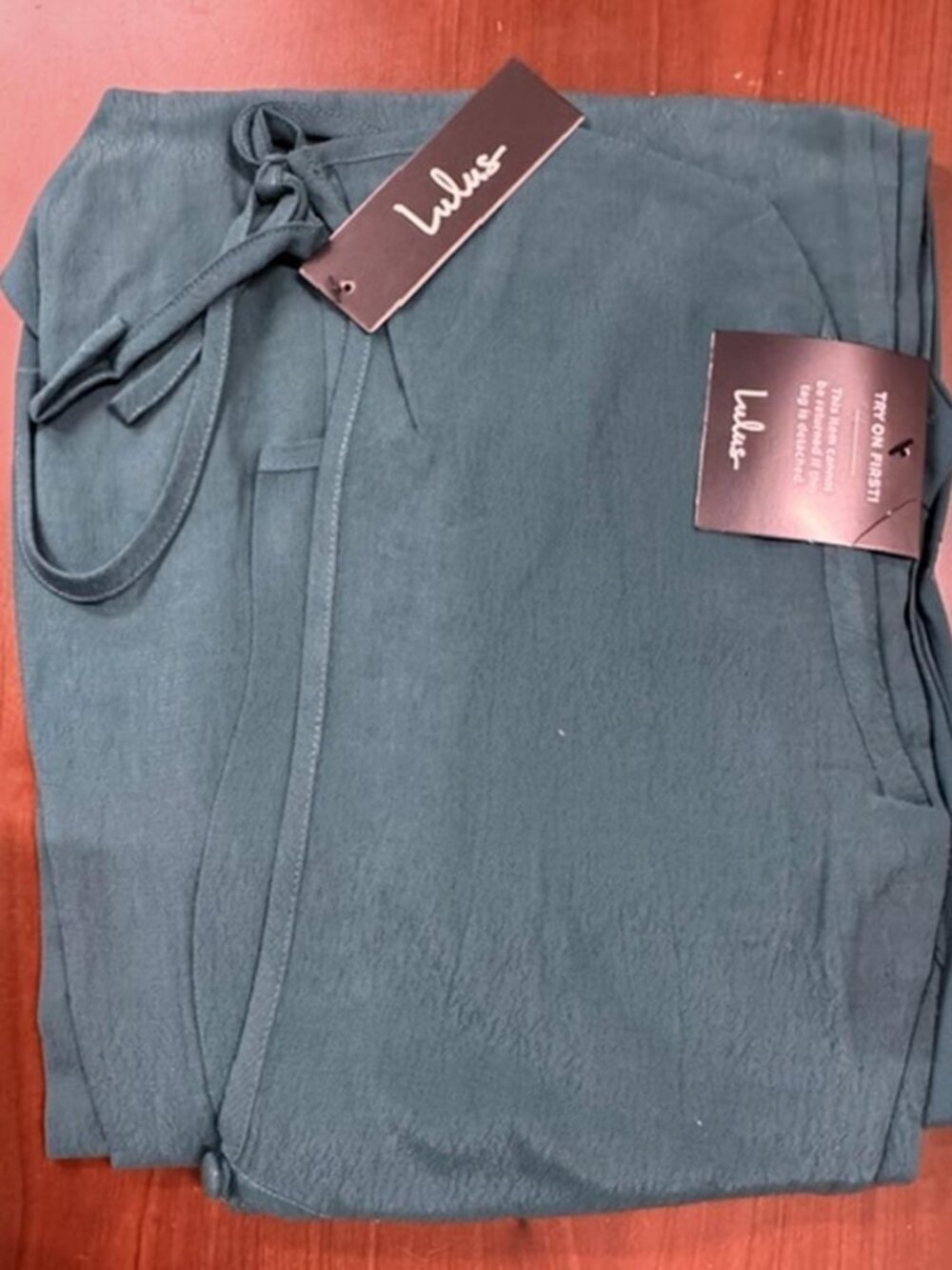 NWT Lulus Moments That Last Hunter Green Long Sleeve Cutout Jumpsuit (size S) - Picture 9 of 12